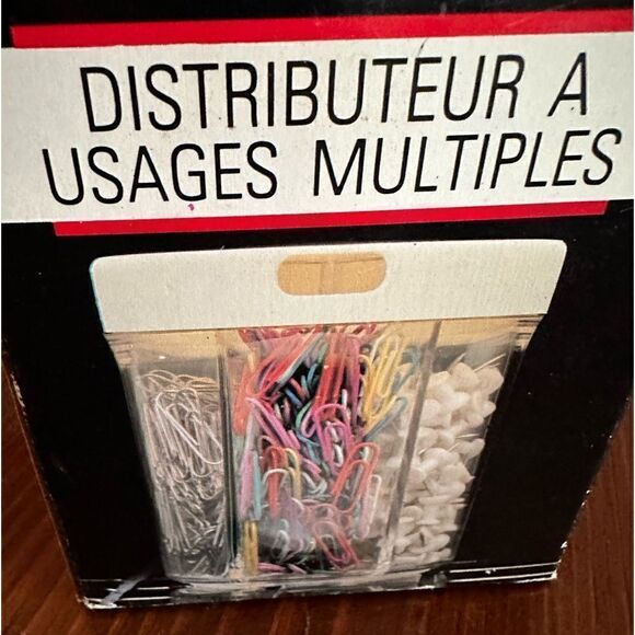 Vintage Multiple Use Dispenser 6 section with labels - Picture 2 of 6